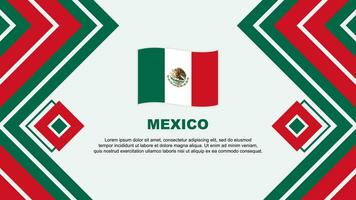 Messico bandiera astratto sfondo design modello. Messico indipendenza giorno bandiera sfondo vettore illustrazione. Messico design