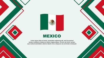 Messico bandiera astratto sfondo design modello. Messico indipendenza giorno bandiera sfondo vettore illustrazione. Messico sfondo