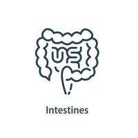 intestini e colon, umano interno organo, digestivo sistema parte, Salute cura e trattamento vettore
