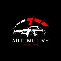 design del logo dell'auto. automobilistico, showroom di automobili, vettore di progettazione del logo del rivenditore di auto