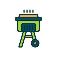barbeque icona. vettore pieno colore icona per il tuo sito web, mobile, presentazione, e logo design.
