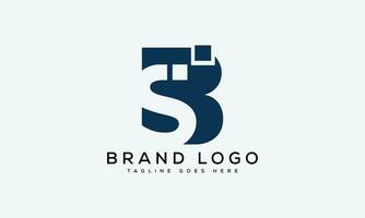 lettera sb logo design vettore modello design per marca.