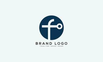 lettera f logo design vettore modello design per marca.