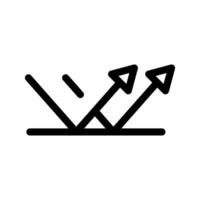 riflessione icona vettore simbolo design illustrazione