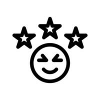 valutazione icona vettore simbolo design illustrazione