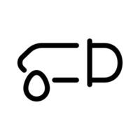contagocce icona vettore simbolo design illustrazione