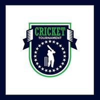 cricket squadra o torneo logo vettore