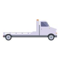 schianto trainare camion icona cartone animato vettore. servizio auto Aiuto vettore