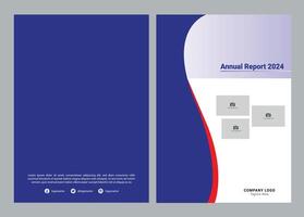 annuale rapporto copertina design modificabile vettore