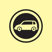 illustrazione vettoriale dell'icona dell'auto
