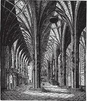 st Stefano Cattedrale nel vienna nel Austria, Vintage ▾ illustrazione. vettore