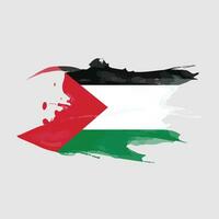 Palestina bandiera nel acquerello spruzzata, liberare Palestina raggiungere indipendenza, nel vettore eps formato.