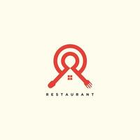 ristorante logo design vettore idea con creativo concetto