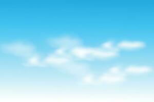 sfondo con bianca nuvole su blu cielo vettore design.
