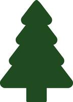 Natale albero verde icona nel di moda agriturismo stile. contento nuovo anno acquerello. vettore illustrazione di pino silhouette design arredamento, Bellissima, pianta, moderno linea arte stile vacanza copertina saluto pino