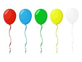 palloncini di buon compleanno vettore