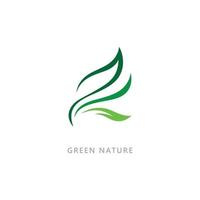 simbolo della natura logo organico concept vettore