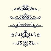 vettore ornamento telaio confine design