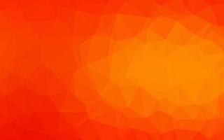 modello di mosaico triangolo vettoriale arancione chiaro.