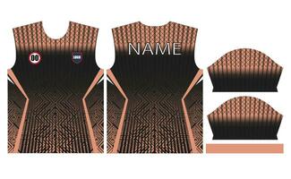 calcio maglia design per sublimazione o calcio cricket maglia design vettore