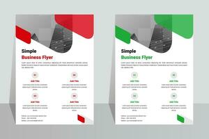 semplice attività commerciale marketing azienda a4 aviatore modello vettore