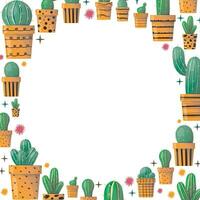 vettore cactus sfondo