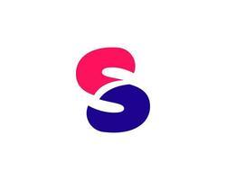 modello di progettazione dell'icona del logo iniziale della lettera s. elegante, moderno, lussuoso, premium vector
