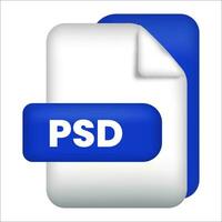 PSD file formato icona vettore illustrazione, PSD file simbolo vettore per ragnatela luogo e app. blu design icona di jpg file