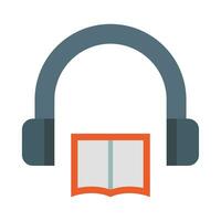 Audio libro vettore piatto icona per personale e commerciale uso.