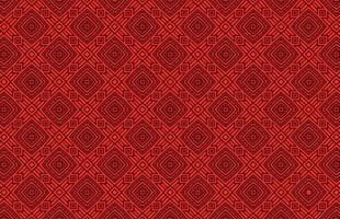 rosso tribale geometrico tessuto design modello vettore