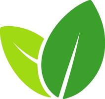 logo verde foglia ecologia natura elemento vettore. vettore