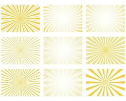 sunburst azione illustrazione raggio di sole, sole, lente bagliore vettore