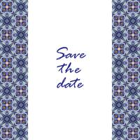 Banner azulejos in stile portoghese per il business. vettore