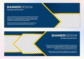 modello di web design banner astratto vettoriale