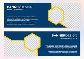 modello di web design banner astratto vettoriale