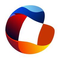 design del logo del cerchio colorato vettore