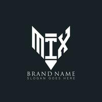 mtx astratto lettera logo. mtx creativo monogramma iniziali lettera logo concetto. mtx unico moderno piatto astratto vettore lettera logo design.