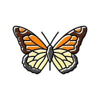 monarca estate colore icona vettore illustrazione