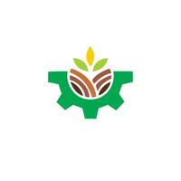 agricoltura logo modello adatto per aziende e Prodotto nomi. Questo elegante logo design poteva essere Usato per diverso scopi per un' azienda, vettore