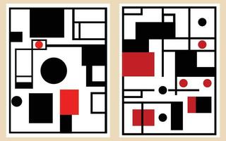 geometrico forma illustrazione minimalista per manifesto bandiera astratto geometria modello opera d'arte vettore