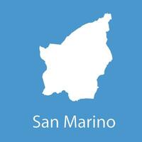 san Marino carta geografica icona vettore