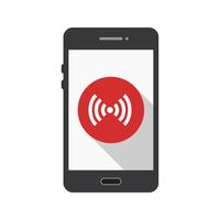 Icona di vettore di applicazione mobile hotspot