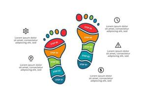 creativo concetto per Infografica con 5 passi, opzioni, parti o processi. vettore