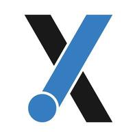 lettera yx logo vettore