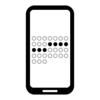 smartphone calendario ciclo donne traccia icona elemento vettore