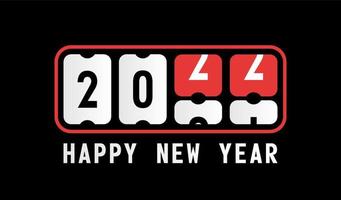 felice anno nuovo con il conto alla rovescia del tabellone segnapunti 2022. concetto di flipboard numerico, celebra il modello di calendario 2022. stile piatto tendenza design moderno illustrazione vettoriale. vettore