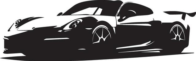 auto vettore silhouette illustrazione nero colore 2