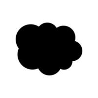 giocattolo nube icona vettore. bambino nuvole illustrazione cartello. nube simbolo o logo. vettore