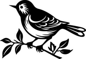uccello - minimalista e piatto logo - vettore illustrazione
