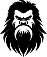 bigfoot - minimalista e piatto logo - vettore illustrazione